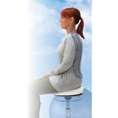 Global ピラティスチェア PILATES AIR SEAT レッド 座高52～71cm【45224212】