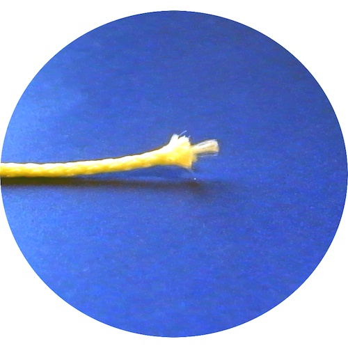 まつうら ポリエステル8打コード(芯入り) 1mm×50m 白 ボビン巻【PET-8CORD-1-50WH】