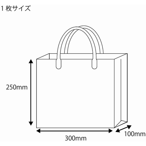 シモジマ 透明バッグ ハッピータック付 S【006464060】