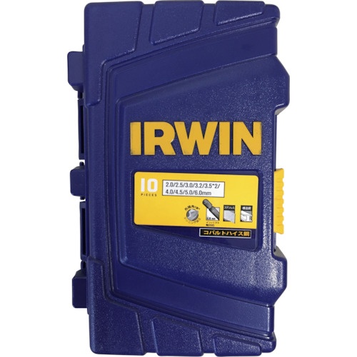 IRWIN ステンレス用六角軸ドリルビット10本セット 2.0mm-6.0mm【IR91000KIT】