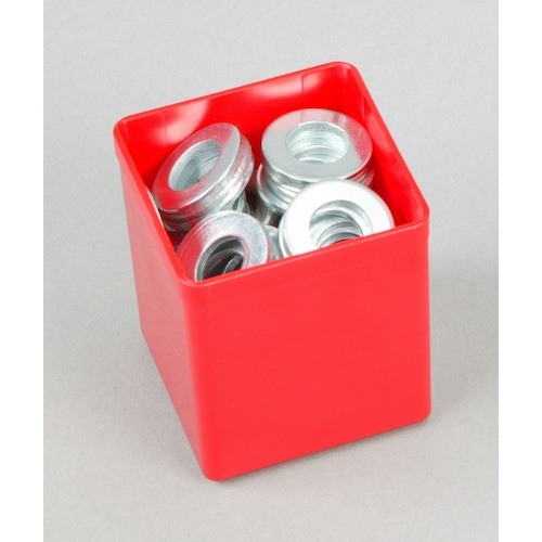 allit プラスチックボックス Allitパーツケース EuroPlus用 赤 54X54X63mm【456305】