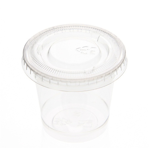 HEIKO 透明カップ A-PET 1オンス 30ml フタセット【004525000】