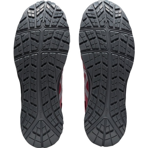 アシックス ウィンジョブCP301 クラシックレッド×ピエドモントグレー 29.0cm【FCP301.600-29.0】