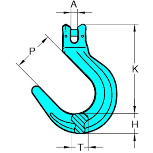 YOKE G-100 ファンドリーフック(ピンタイプ) 10T【X-046-16】