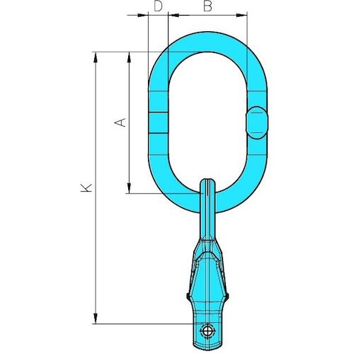 YOKE G-100 チェーン長調節サブリンク付きマスターリンクGrabEX(1本吊り用・ピンタイプ) 1.4T【X-A04-06】