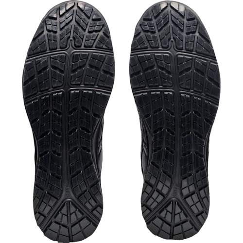 アシックス 静電気帯電防止靴 ウィンジョブCP30E ブラック×ブラック 27.5cm【1271A003.004-27.5】