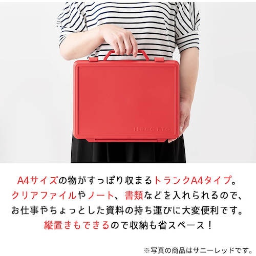 TENMA 道具箱 ハコット A4トランク カスタードイエロー 811000791 天馬