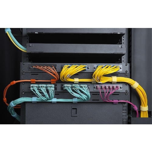 ヴェルクロ ヴェルクロ[[R上]] ONE-WRAP[[R上]] テープ 幅10mm×長さ25m 黒 難燃性タイプ【VEL-OW64102】