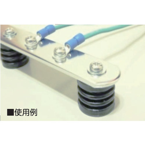 カメダ ESスペーサー 難燃性 ボルト・ナットタイプ【ESM-B-20-406-VO】