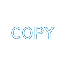 シヤチハタ スタンプ ビジネス用 キャップレス B型 藍 COPY X2-B-10063【X2-B-10063】