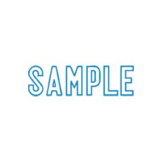 シヤチハタ スタンプ ビジネス用 キャップレス B型 藍 SAMPLE X2-B-10023【X2-B-10023】