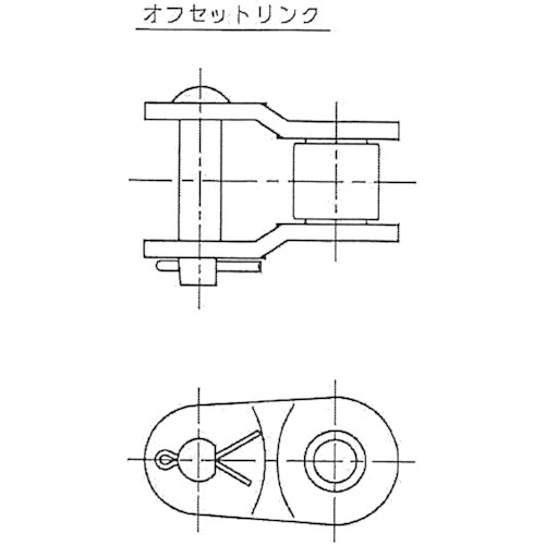 ENUMA EK35 SUS オフセットリンク EK35 SS300 OL 江沼チヱン製作所製｜電子部品・半導体通販のマルツ