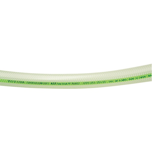 トヨックス トヨフッソソフトホース 長さ10m 内径12mm FFY-12-10【FFY-12-10】