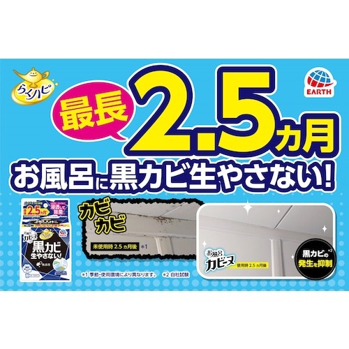 アース らくハピ お風呂カビーヌ フレッシュソープの香り【080615】