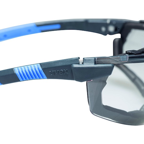 UVEX 二眼型保護メガネ アイスリー ガードフレーム付き【9190211】
