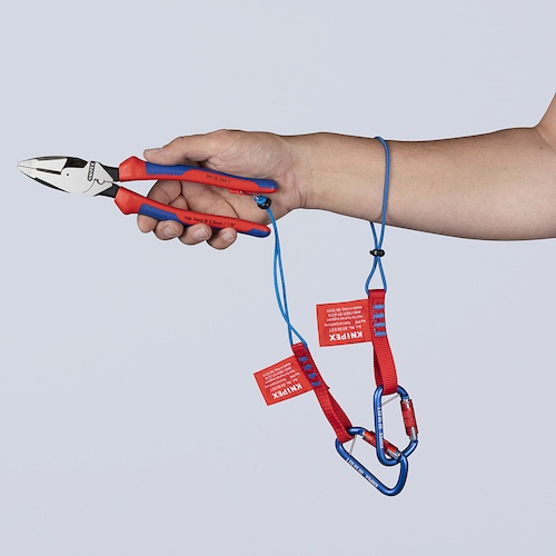 KNIPEX 落下防止ストラップ用アダプター カラビナ【005006TBK】