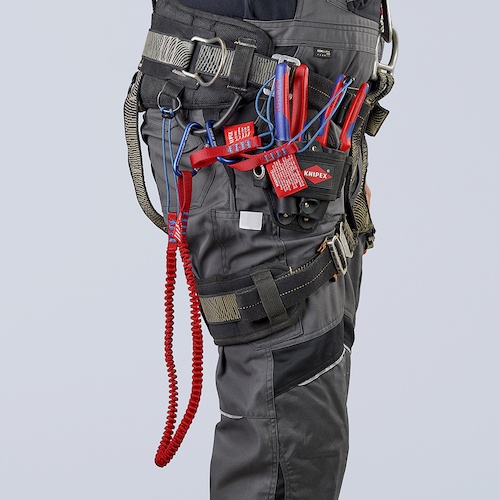 KNIPEX 落下防止ストラップ カラビナ付き【005005TBK】