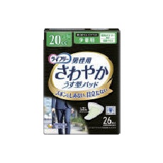 ユニ・チャーム ライフリ-さわやかパッド男性用少量26枚 【982875】