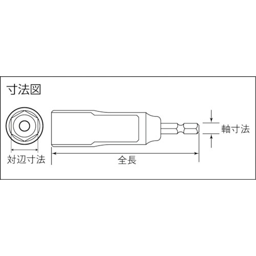 TOP 電動ドリル用インパクトソケット 22mm【EDS-22C】