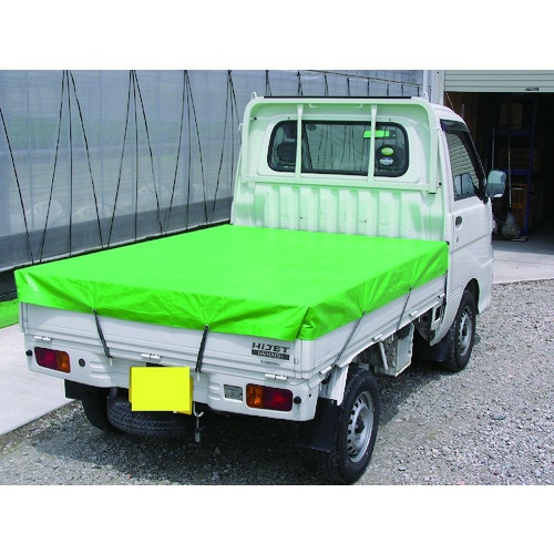 ユタカメイク PE軽トラックシートグリーン 1.8×2.1【B-112】