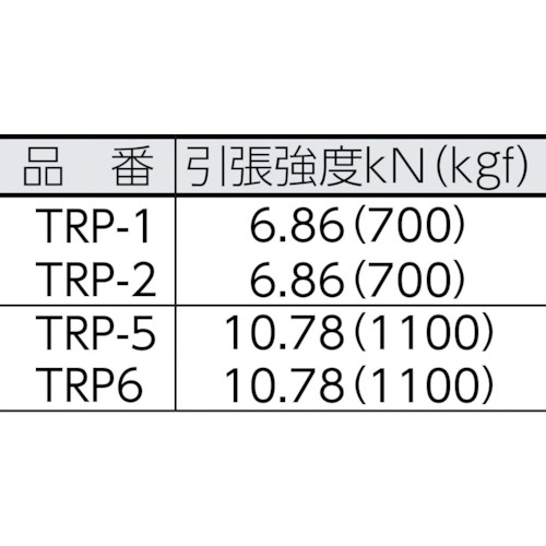 ユタカメイク ロープ PPトラックロープ(OB) 12×30【TRP6】