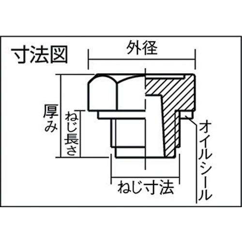 ELESA オイルプラグ 二面幅寸法38mm 厚さ22【PN-1】