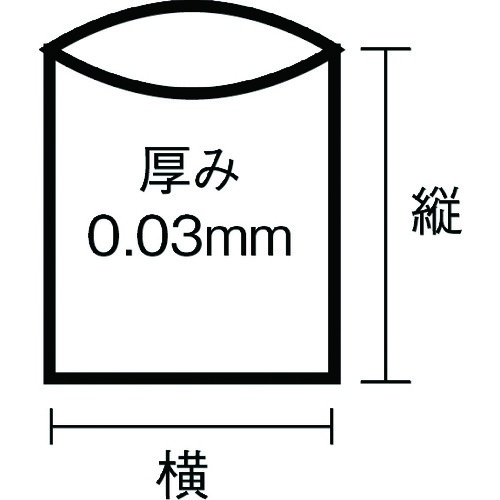 サニパック スタンダードポリ袋9号(0.03mm)【L-09】