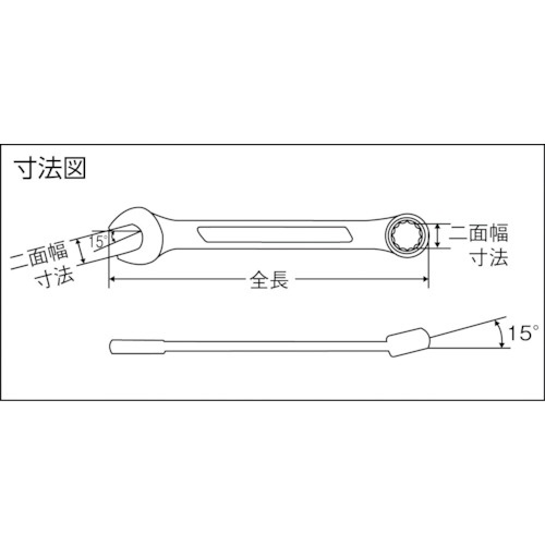 ミトロイ コンビネーションレンチ 6mm【CW-6】