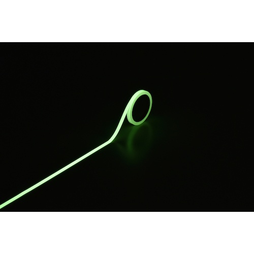 緑十字 「超」高輝度蓄光テープ SAF1005 10mm幅×5m PET【364001】