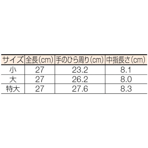 YOTSUGI 低圧二層手袋 特大 交流600V以下用【YS-102-10-01】