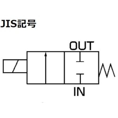 CKD 直動式2ポート電磁弁(マルチレックスバルブ)【AB31-01-3-03A-DC24V】