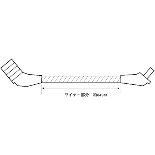 ニッサチェイン 4段フリーダイヤル錠 900mm(ワイヤータイプ) (1個入)【S-39】