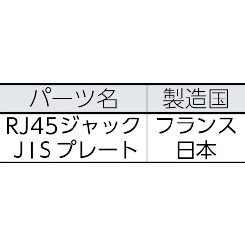 コーニング Cat5e RJ45モジュラージャック+JISプレート用アダプタセット【VOL-5OCBZL-BKL】