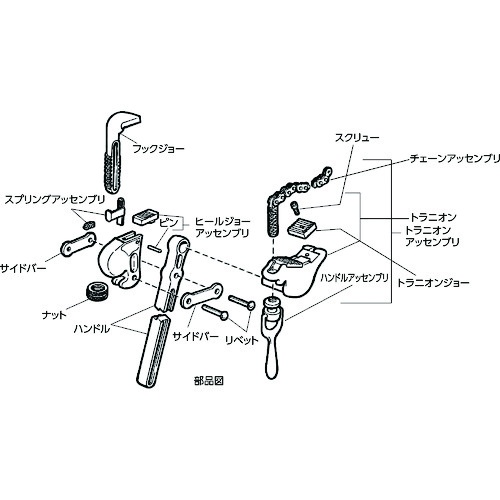 RIDGID E-1406 キャップ スクリュー F/610A.S-4A【32205】