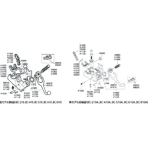 RIDGID E-2780 チェーンアッセン F/BC-410【41055】