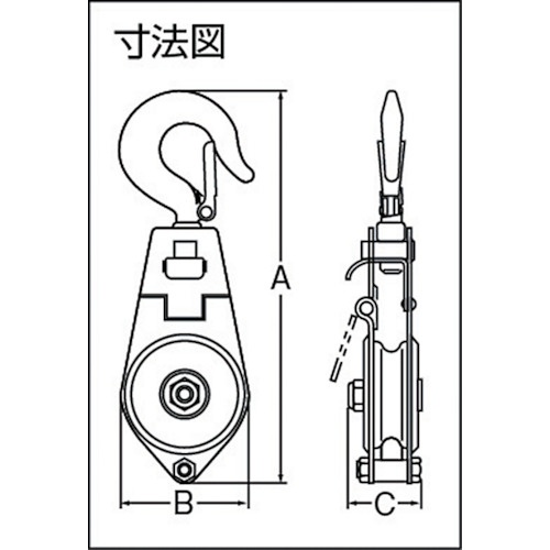 HHH シンプルスナッチ オーフ型50mm【SSO-50】