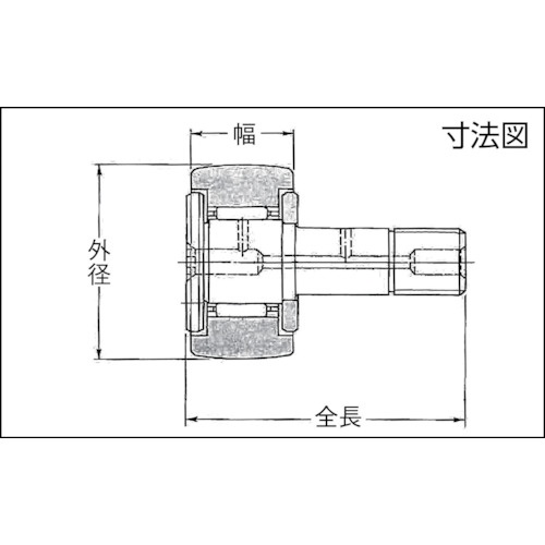 NTN カムフォロア(球面外輪形)【KR30】