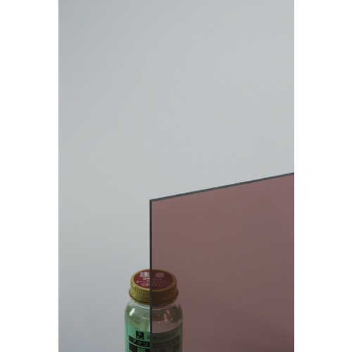 光 エンビ板 スモーク透明 3×450×600mm【EB463-11】