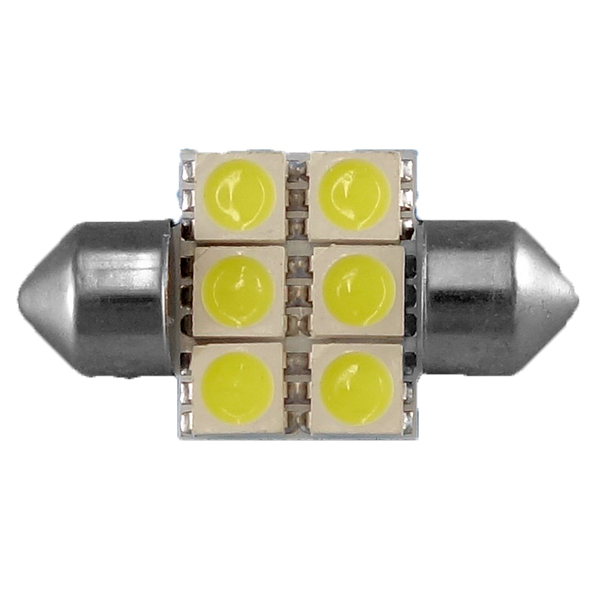 T10×31mmLEDバルブ 3chipSMD×6【L-T31306】