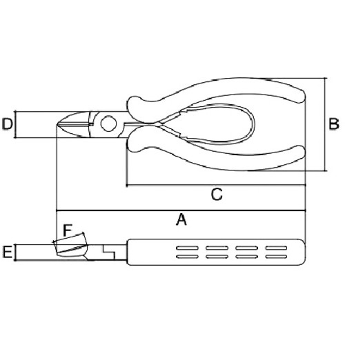 スリーピークス ワイヤークラフトニッパ(バネ付) 130mm【CR-01】