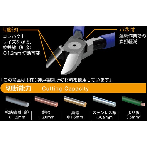 TTC KingTTC マイクロニッパー 125mm No.12【MN-125】