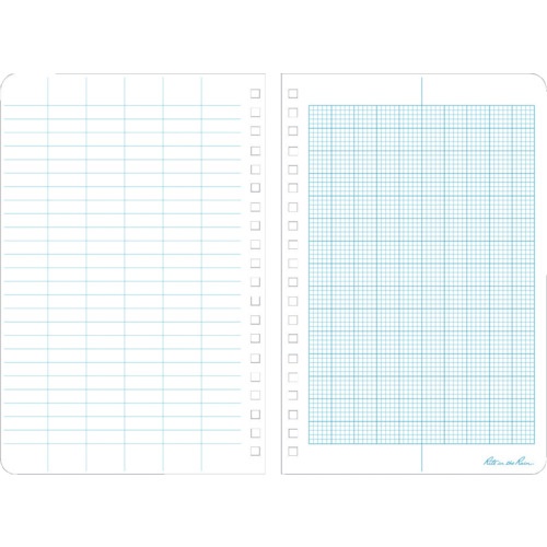 RITR 4 5/8X7 スパイラルノートブック メトリック・フィールド【363】