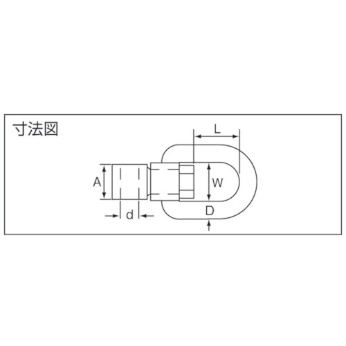 水本 ステンレス ジョイントスイベル 穴径10.5mm【B-1434】