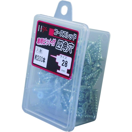 ダイドーハント HC 四角穴コース #2ビット付 28(約200本)【10176651】