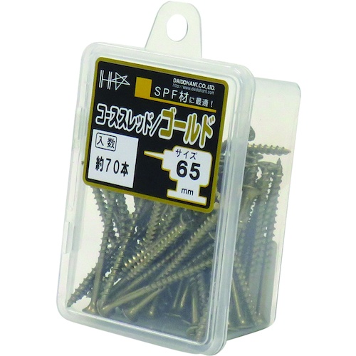 ダイドーハント HC カラーコーススレッド 65 ゴールド(約70本)【10176718】