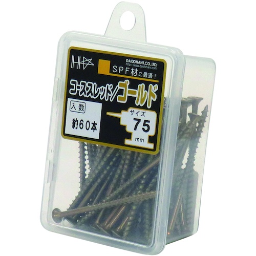 ダイドーハント HC カラーコーススレッド 75 ゴールド(約60本)【10176719】