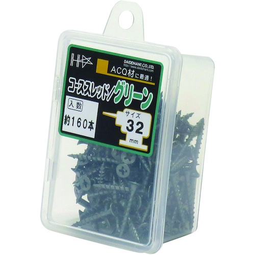 ダイドーハント HC カラーコーススレッド 32 グリーン(約160本)【10176721】