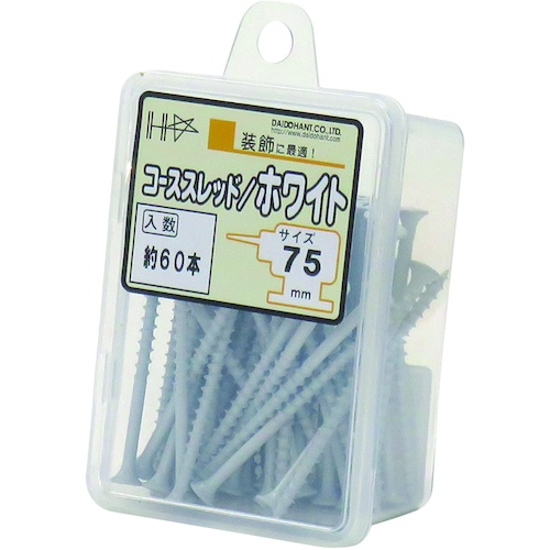 ダイドーハント HC カラーコーススレッド 75 ホワイト(約60本)【10176737】