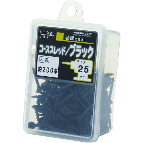 ダイドーハント HC カラーコーススレッド 25 ブラック(約200本)【10176738】