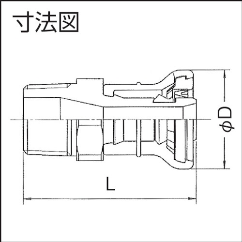 クボタケミックス Jワンクイック2JOQ2-Mおねじ付ソケット13【JOQ2-M 13】